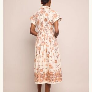 New Cara Cara Dash Dress MIDI Shirt Dress Farfella Border Egret